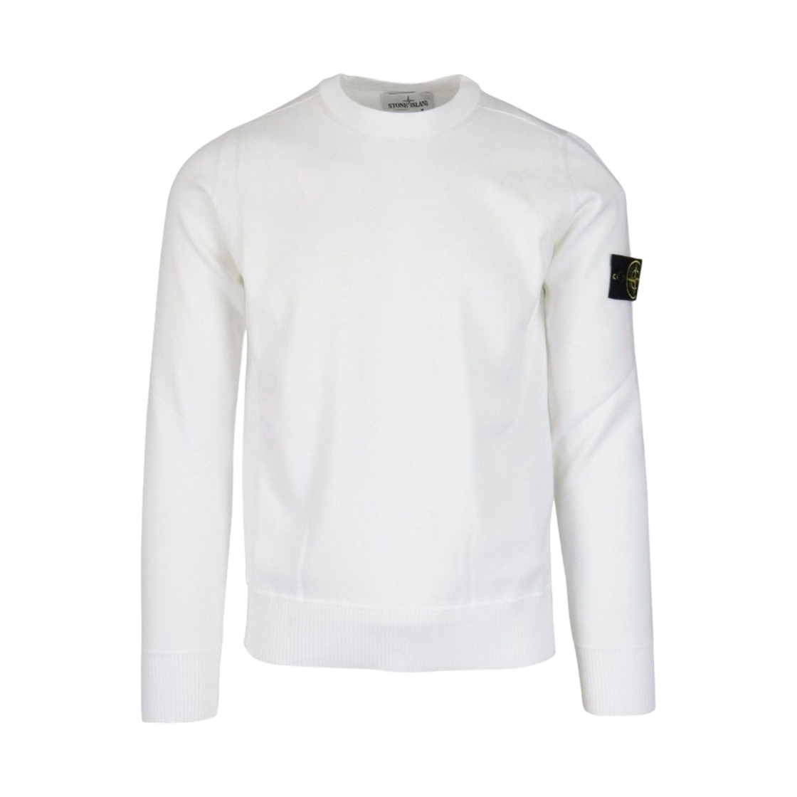 스톤 아일랜드 504B2 크루넥 니트탑 화이트 - 21SS(Stone Island 504B2 Crewneck Knit White - 21SS) - 1