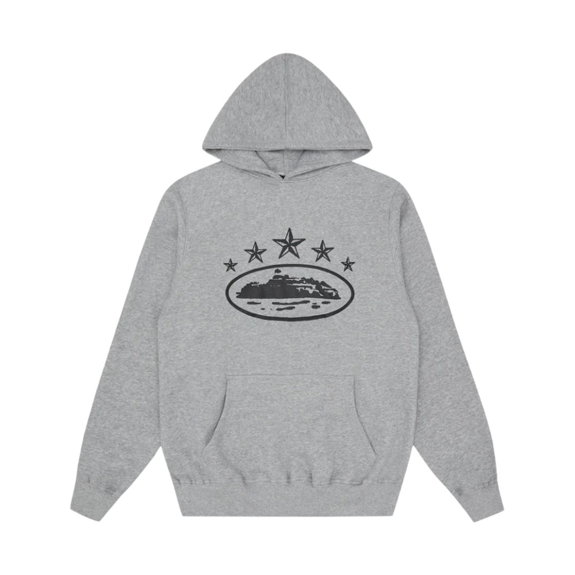 코르테이즈 5 스타즈 알카트라즈 후드 그레이(Corteiz 5 Starz Alcatraz Hoodie Grey) - 1