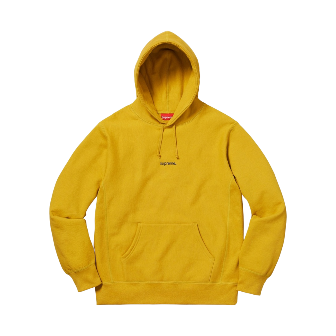 - Supreme Trademark Hooded Sweatshirt Mustard - 18FW