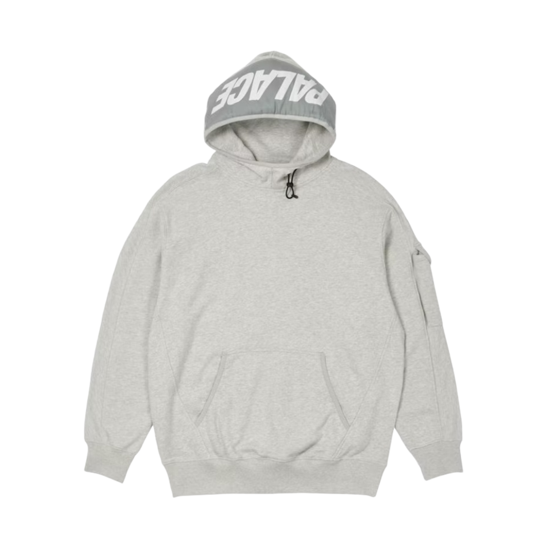 팔라스 자이언트 우븐 라벨 후드 그레이 말 - 22SS(Palace Giant Woven Label Hood Grey Marl - 22SS) - 1