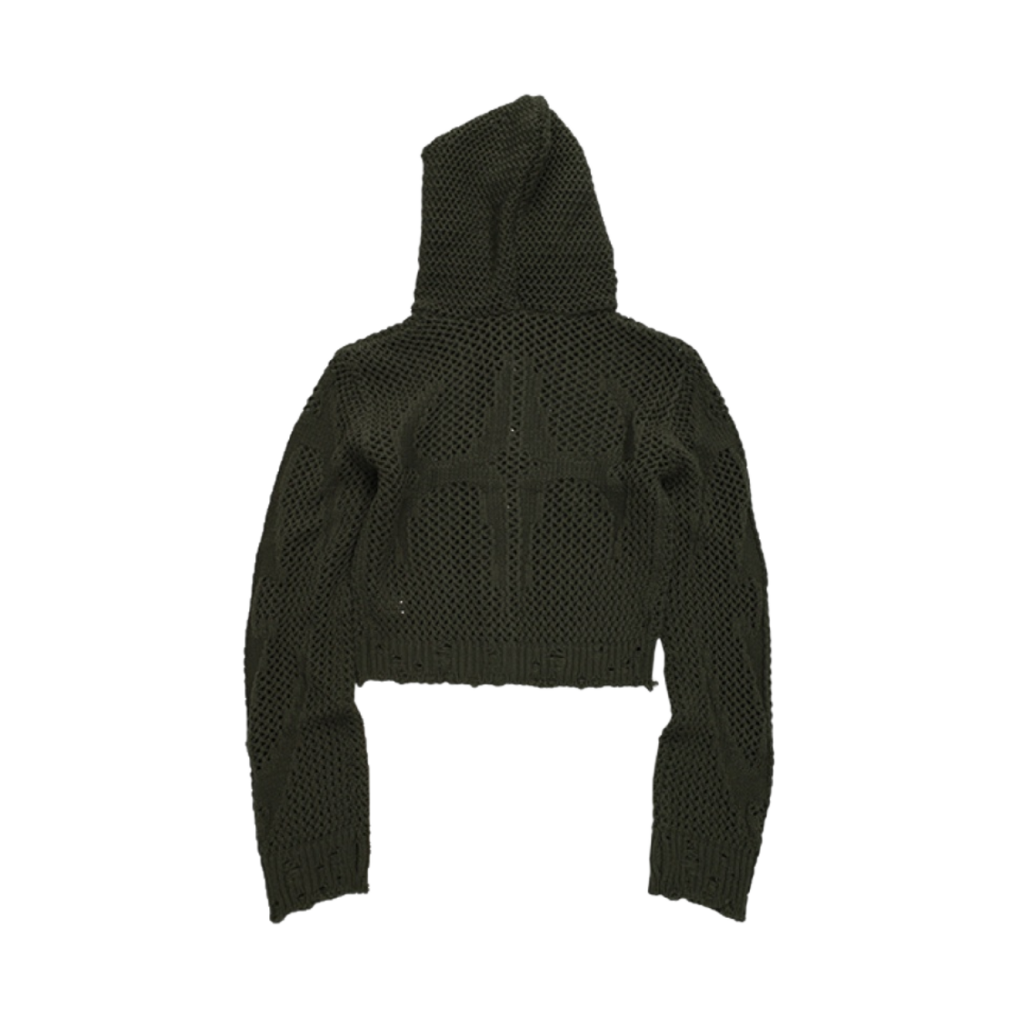 떠그 클럽 네트 후드 니트 카키(Thug Club Net Hoodie Knit Khaki) - 2