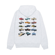 Stussy Pickup Zip Hoodie Ash Heather