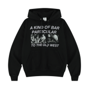 Thevinylhouse Western Saloon Hoodie Black