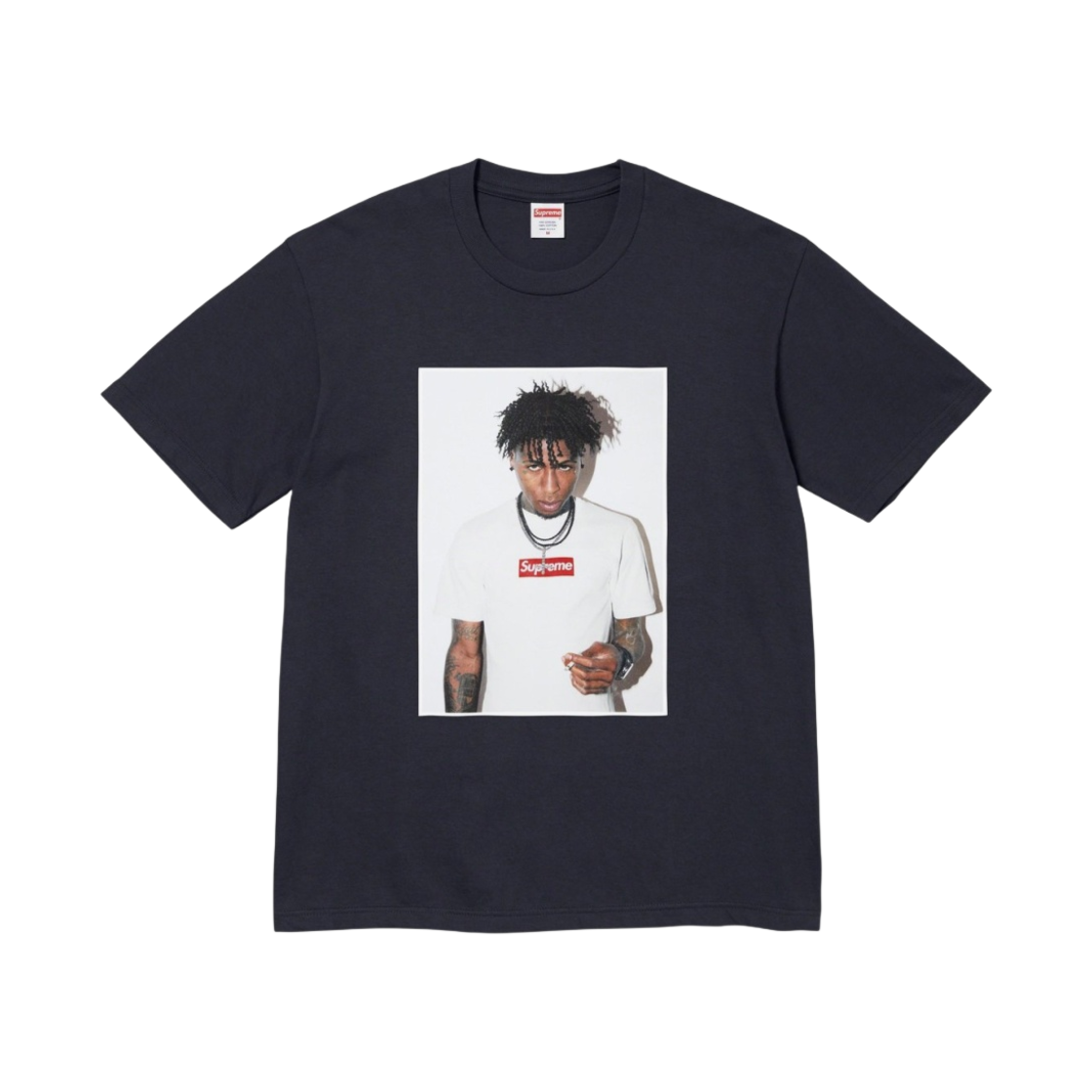 슈프림 NBA 영보이 티셔츠 네이비 - 23FW