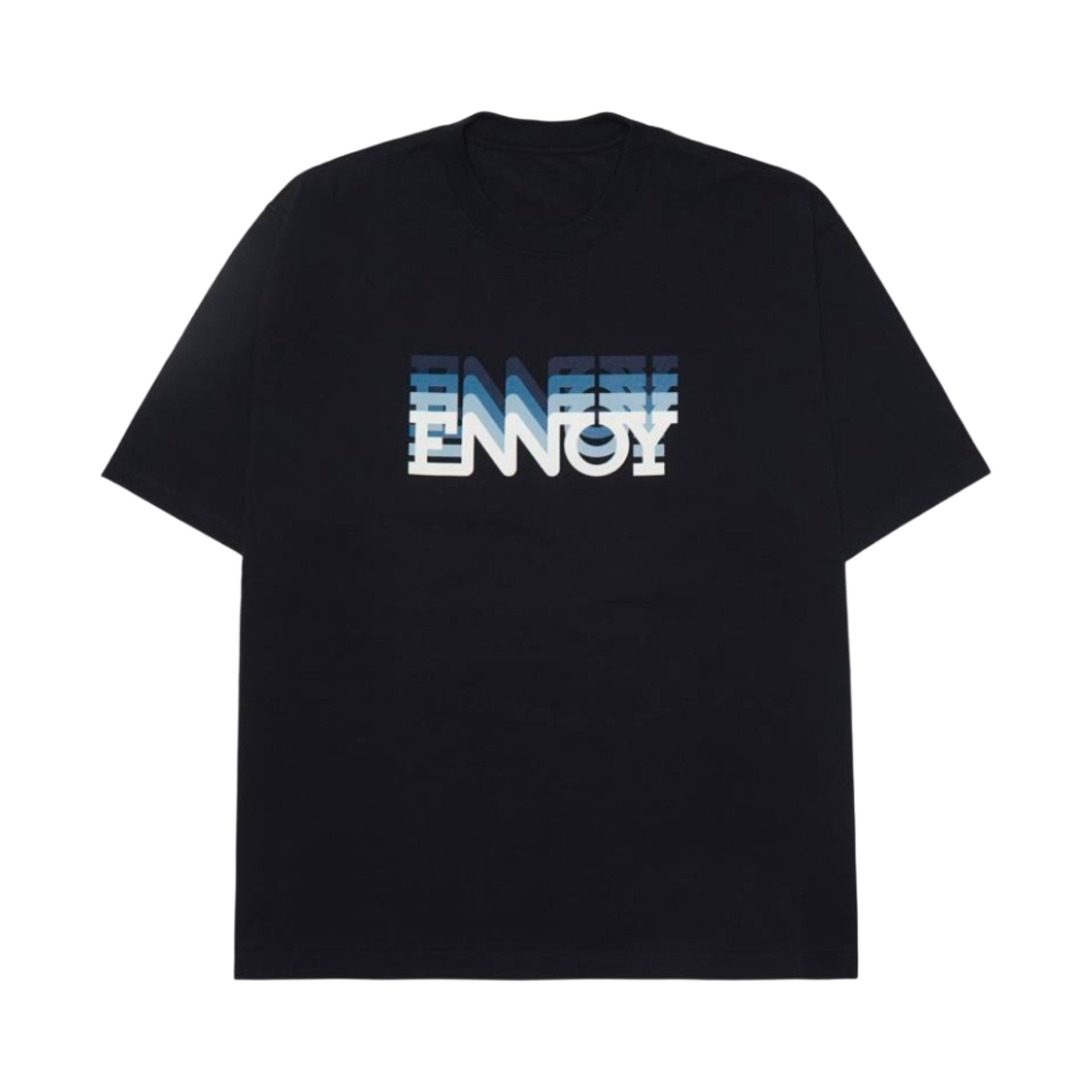 엔노이 일렉트릭 로고 그라디언트 숏슬리브 티셔츠 네이비(Ennoy Electric Logo Gradient SS T-Shirt Navy)