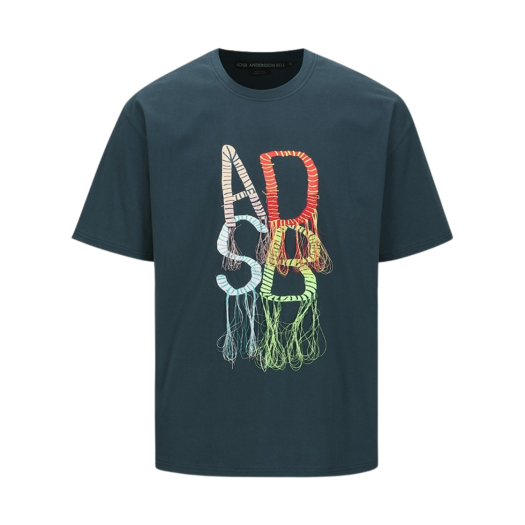 ADSB 앤더슨벨 에센셜 유니섹스 ADSB 캐터필러 티셔츠 네이비