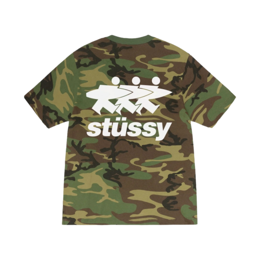 トップス Stussy Sport Script Tee Camo Stussy Sport Script Tee Black Navy Camo White 4colors Size S