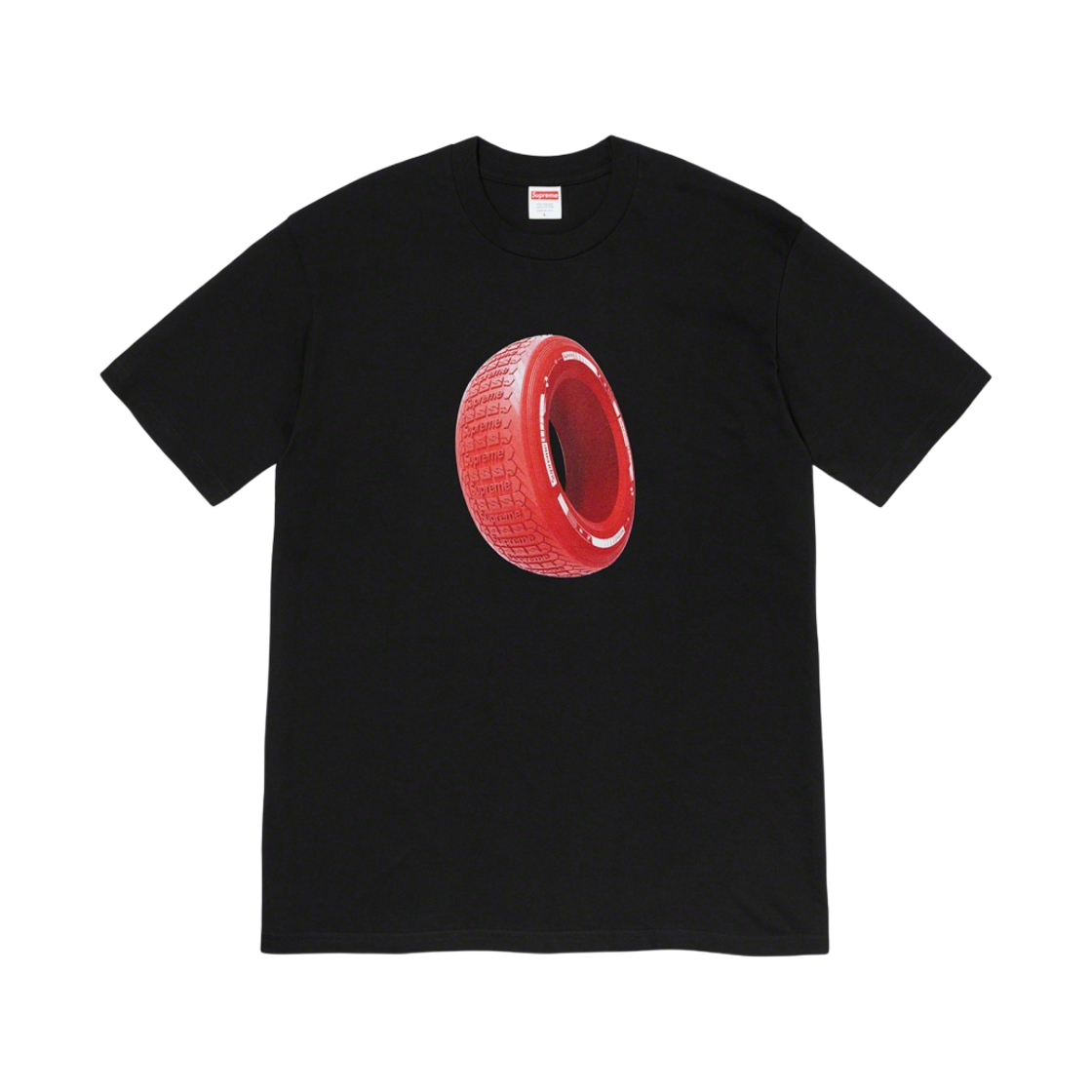 슈프림 타이어 티셔츠 블랙 - 20FW(Supreme Tire T-Shirt Black - 20FW) - 1
