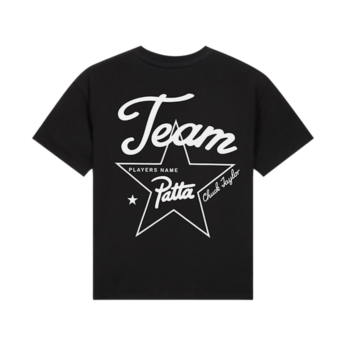 컨버스 x 파타 골드 스탠다드 티셔츠 블랙(Converse x Patta Gold Standard T-Shirt Black)