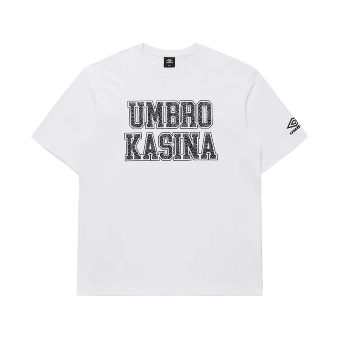 엄브로 x 카시나 레터링 숏슬리브 티셔츠 화이트(Umbro x Kasina Lettering S/S T-Shirt White)