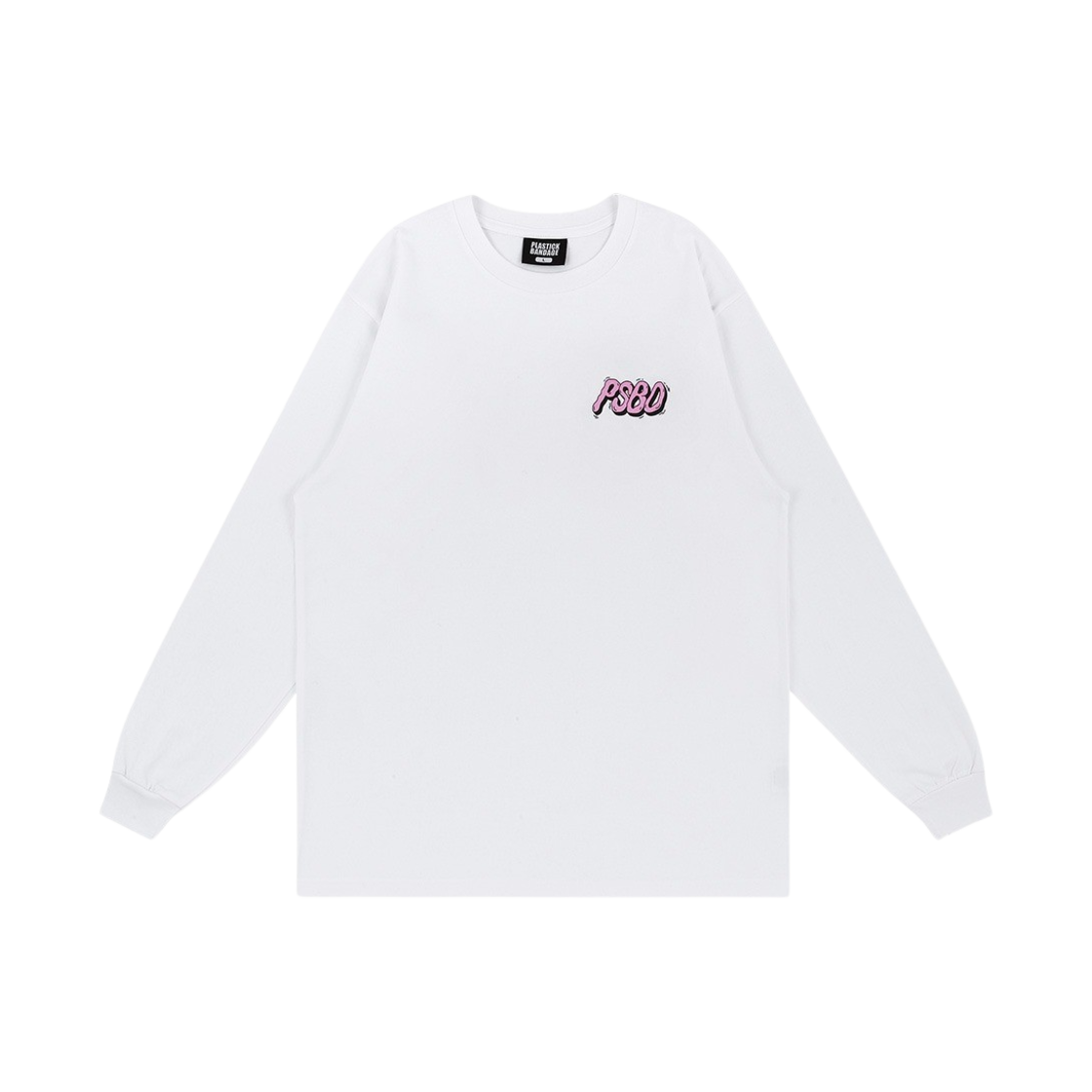 플라스틱밴디지 젤리 로고 슬리브 화이트(Plastick Bandage Jelly Logo Long Sleeve White)