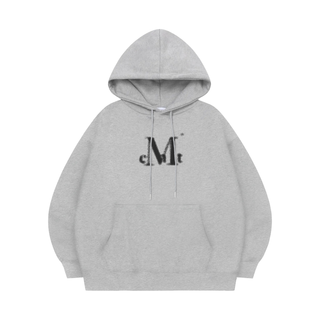무센트 스프레이 로고 후드 티 그레이(MUCENT Spray Logo Hood T Gray) - 1