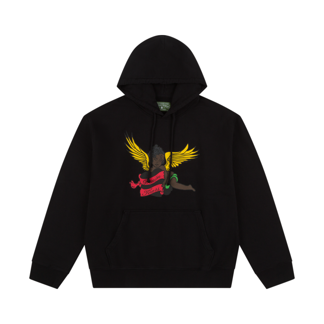 - Denim Tears Black Cherub Hoodie Black