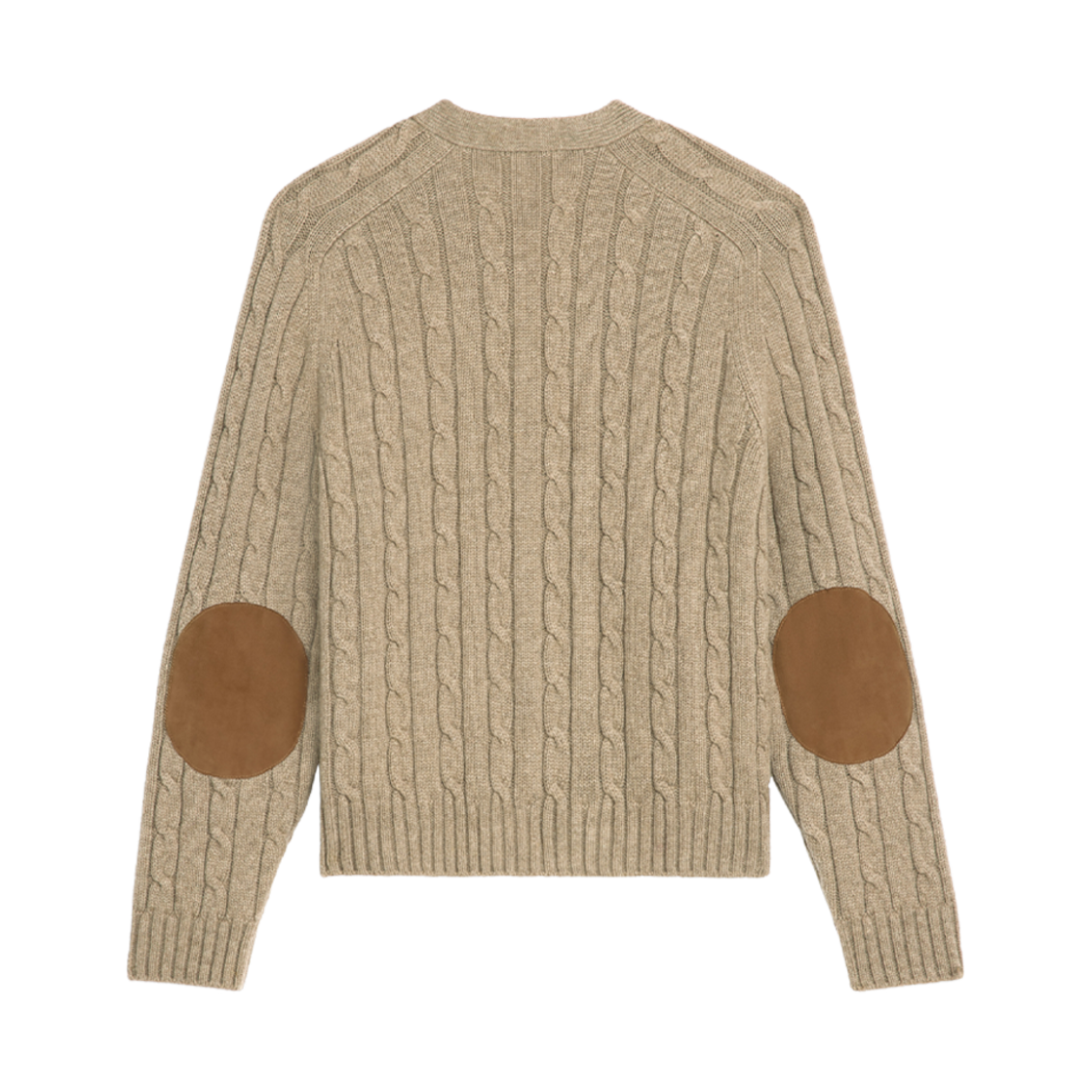셀린느 케이블 니트 트리옹프 가디건 캐시미어 라이트 토프(Celine Cable-Knit Triomphe Cardigan in Cashmere Light Taupe) - 2