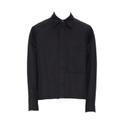 Wooyoungmi Cotton Cropped Shirt Black - 22FW