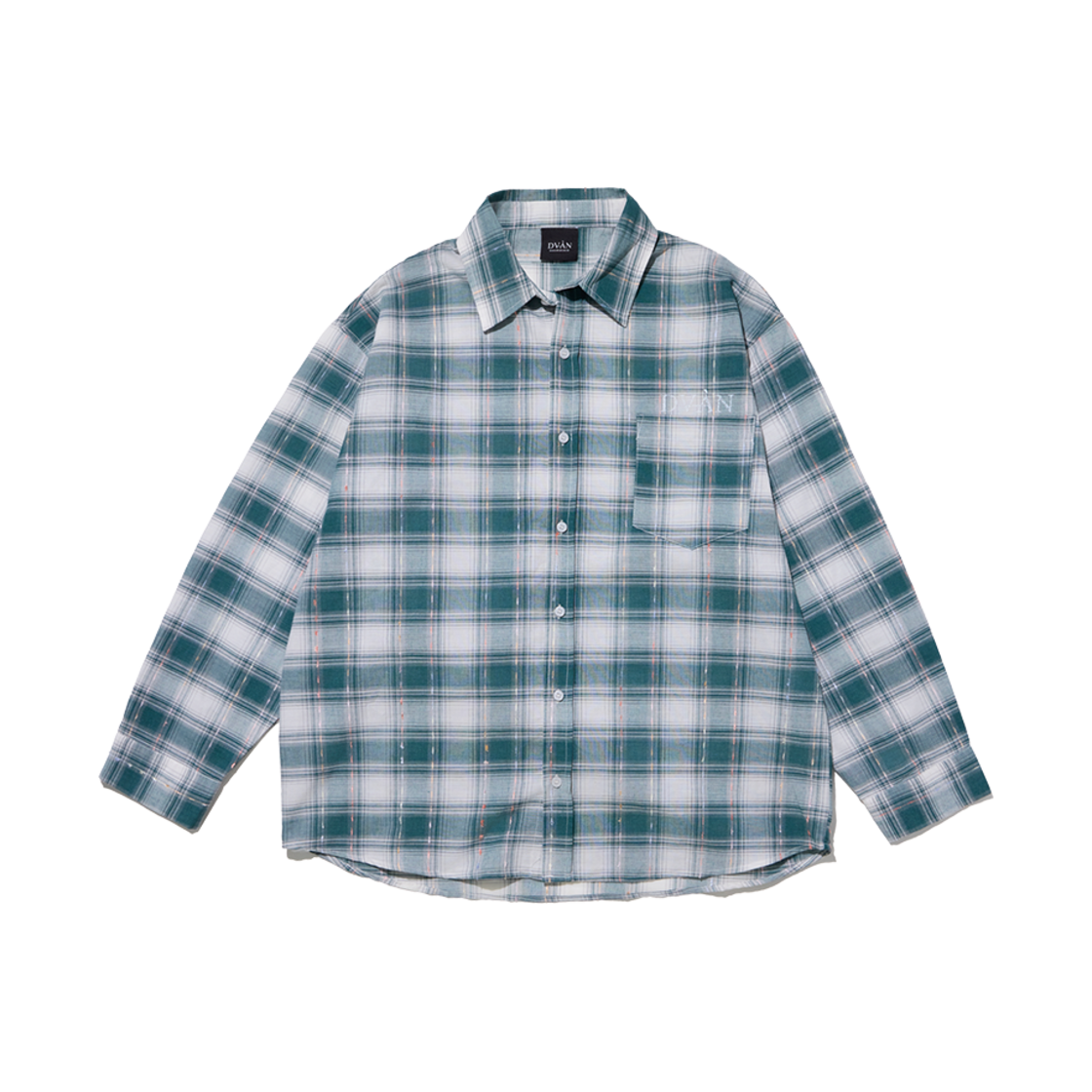 82 DVAN Grass Emblem Shirt Sage Green - 대표 이미지 #1