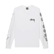 Stussy Hands LS T-Shirt White