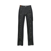 [KREAM 단독] ADSB Andersson Bell Patchwork Wave Tuck Wide Leg Jeans Indigo