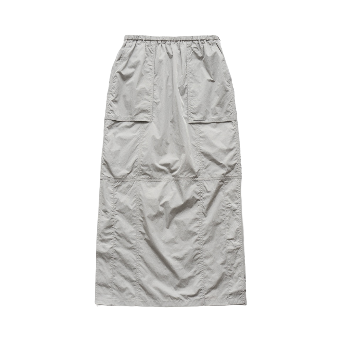 (W) 캐롤쇼페 윈드브레이커 스커트 실버((W) Carol Shoppe Windbreaker Skirt Silver)
