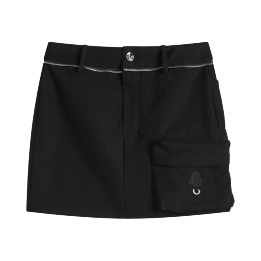 J2-09T-2D00001-M5014-999 (W) Moncler x Willow Smith Mini Skirt Black - 24FW