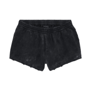 Balenciaga Running Shorts Black Faded