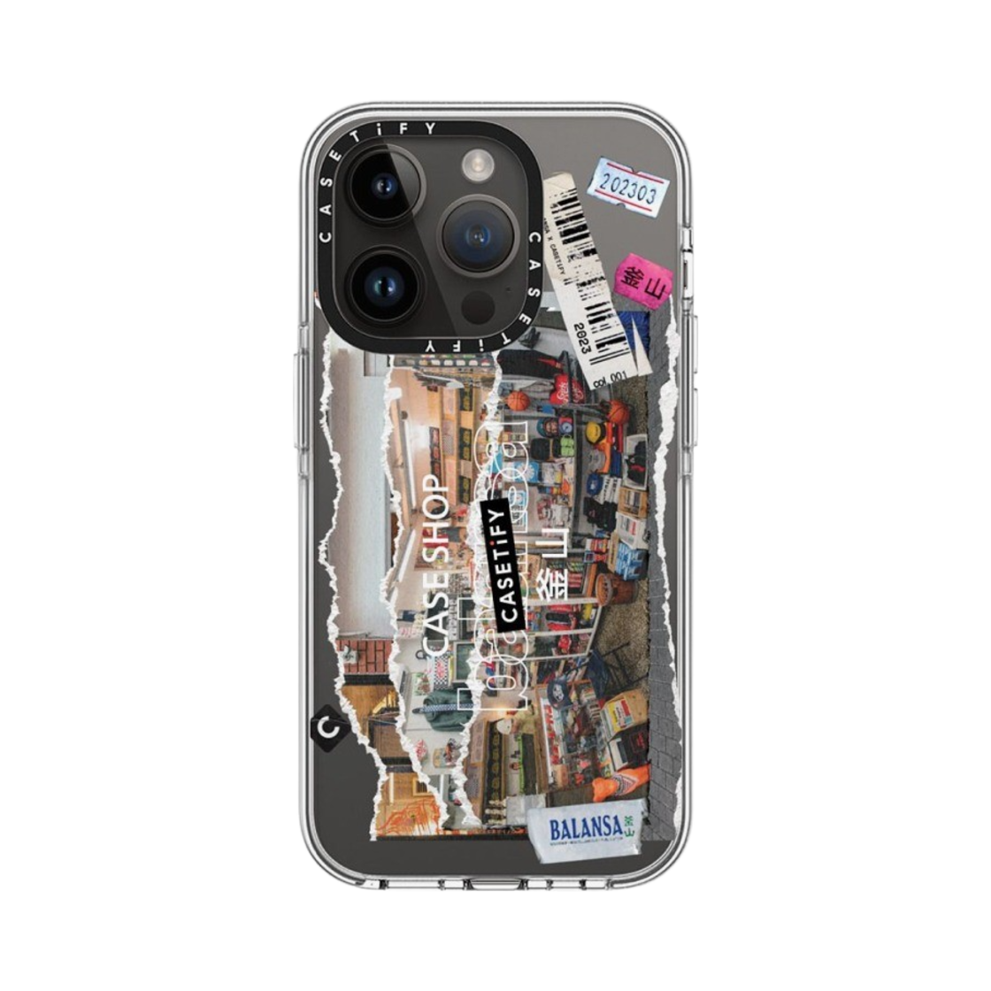 케이스티파이 x 발란사 아이폰 콜라주 맥세이프 클리어 케이스 클리어(Casetify x Balansa iPhone Collage Magsafe Clear Case Clear) - 3