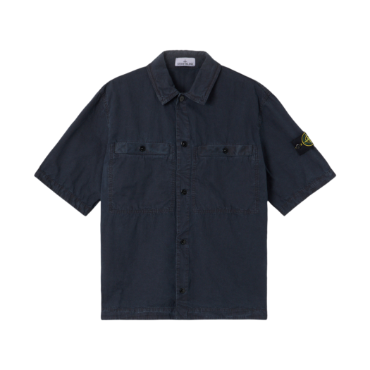 스톤 아일랜드 1200029 브러쉬드 오가닉 코튼 캔버스 올드