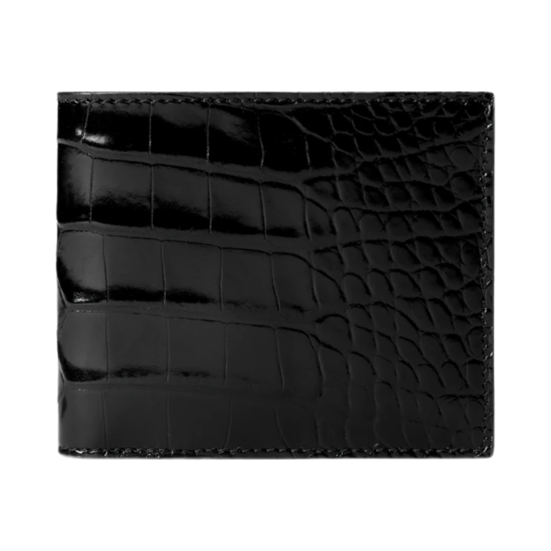 구찌 크로커다일 폴더형 지갑 블랙 크로커다일(Gucci Crocodile Bi-Fold Wallet Black Crocodile) - 1