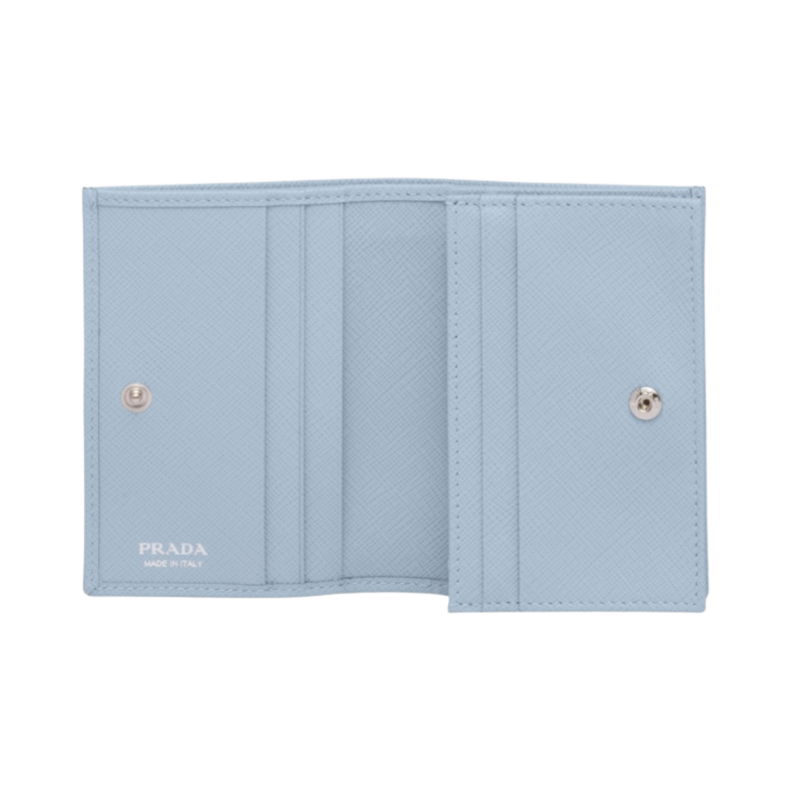 프라다 스몰 사피아노 레더 월렛 페일 블루(Prada Small Saffiano Leather Wallet Pale Blue) - 2
