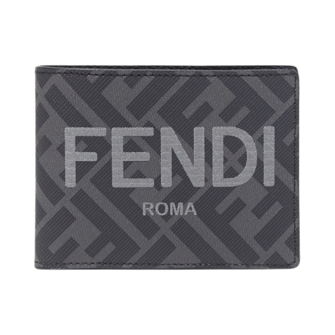 펜디 패브릭 뱅크노트 컴파트먼트 반지갑 블랙(Fendi Fabric Banknote Compartment Bi-Fold Wallet Black) - 1