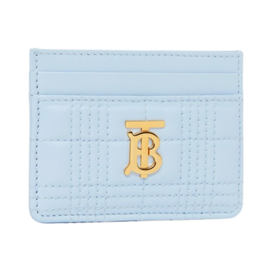 버버리 퀼팅 레더 롤라 카드 케이스 페일 블루(Burberry Quilted Leather Lola Card Case Pale Blue) - 2