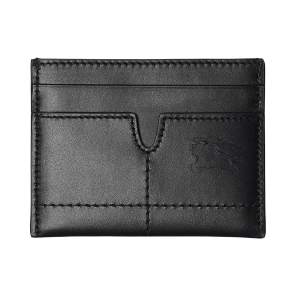 버버리 스닙 로고 레더 카드 홀더 블랙(Burberry Snip Logo Leather Card Holder Black) - 2
