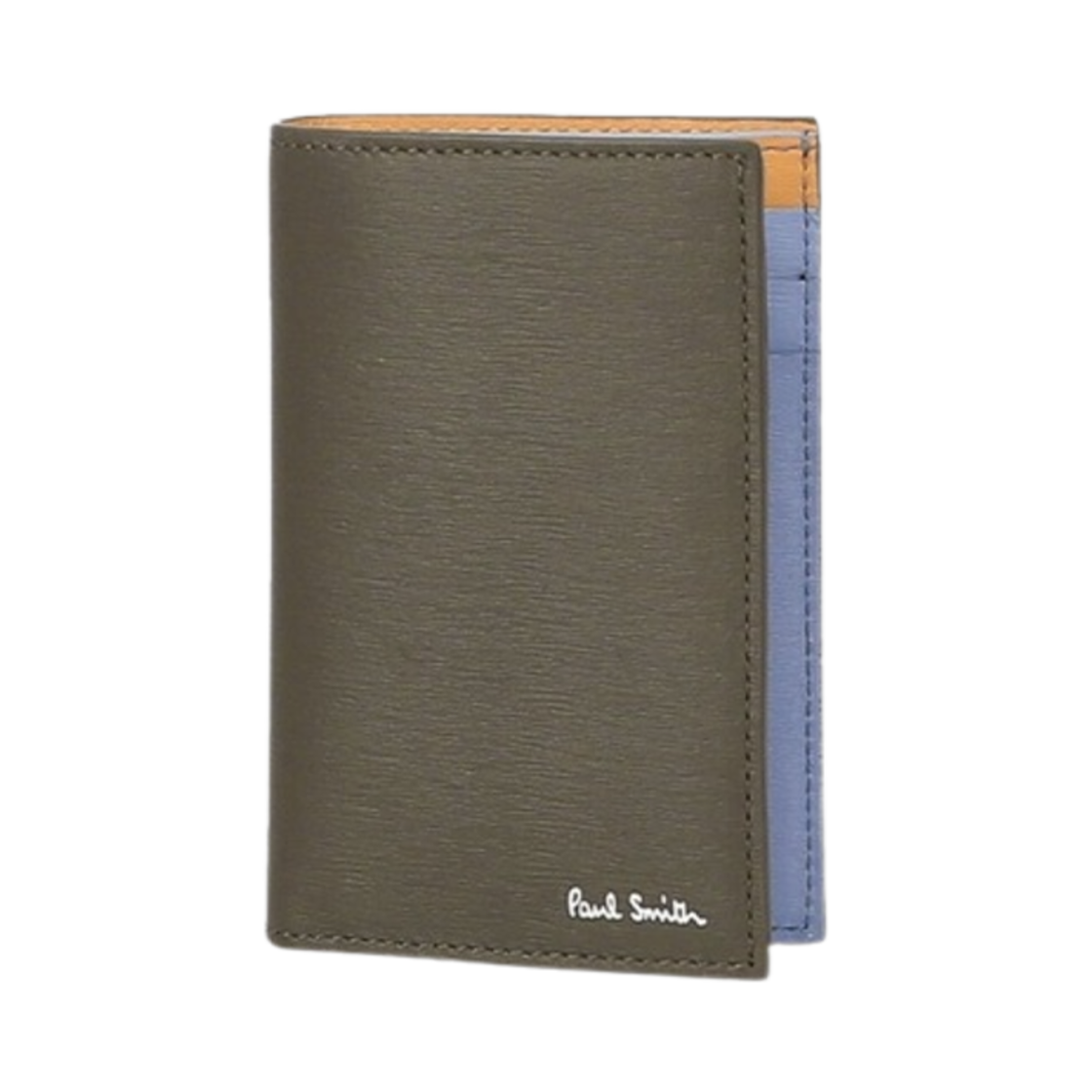 폴 스미스 시그니쳐 스트라이프 카드 홀더 카키(Paul Smith Signature Stripe Card Holder Khaki)