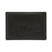 Athe garcon Leather Magnetic Card Holder Black