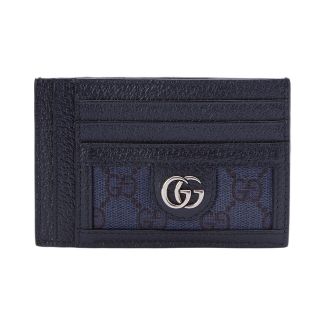 구찌 오피디아 GG 카드 케이스 블루 다크 블루 슈프림(Gucci Ophidia GG Card Case Blue Dark Blue Supreme) - 1