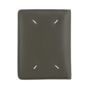 Maison Margiela Soft Calfskin Keyring Card Holder Dark Grey