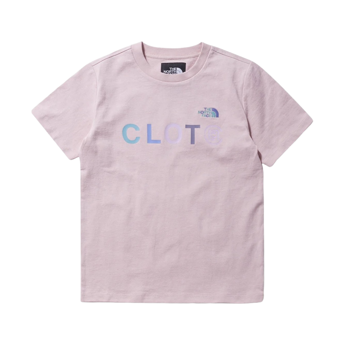 (유스) 노스페이스 x 클랏 로고 숏슬리브 티셔츠 핑크((Youth) The North Face x Clot Logo S/S T-Shirt Pink) - 1