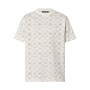 Louis Vuitton Monogram Sand Motif Cotton T-Shirt White