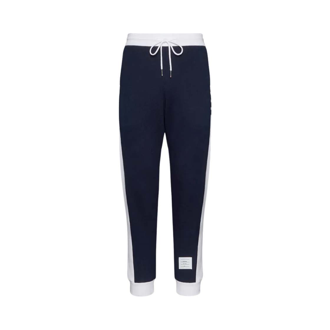 MJQ213A-03037-415 Thom Browne Classic 4-Bar Jersey Loopback Sweatpants Blue
