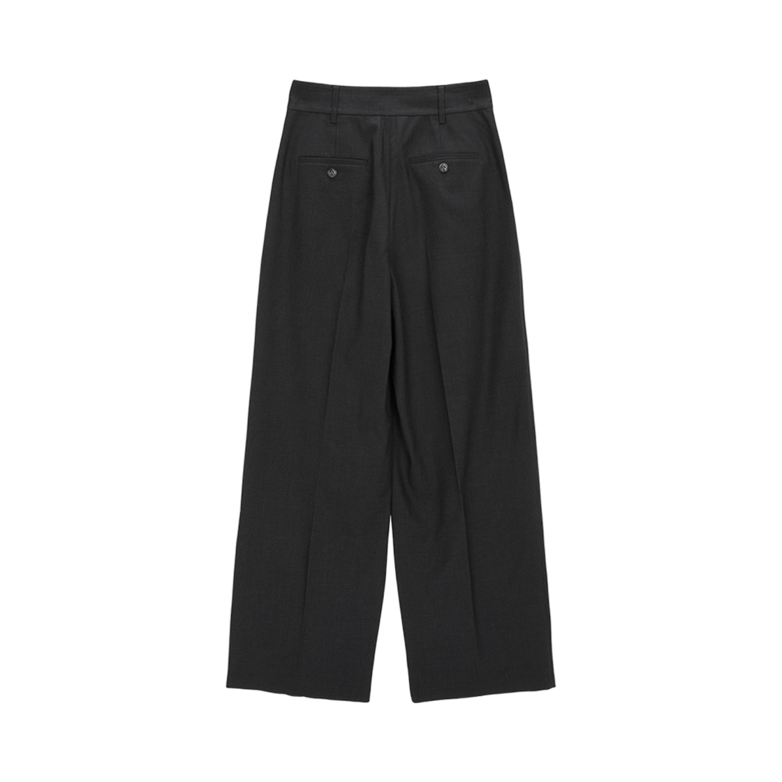 MK2378PT046M0CH (W) Matin Kim Wide Wrap Tuck Trouser Charcoal