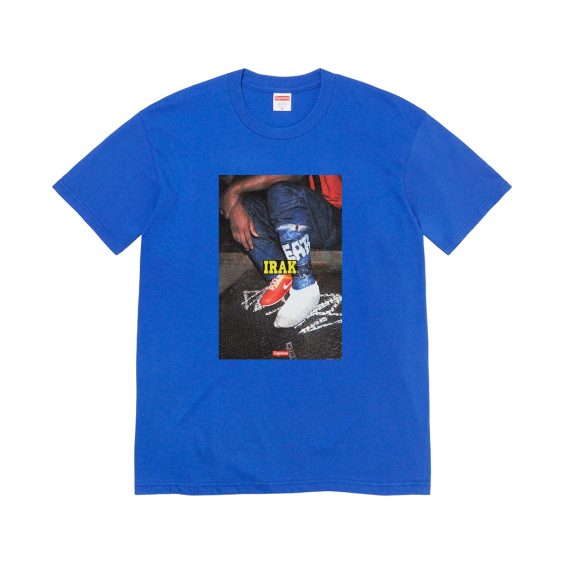 슈프림 x 이라크 캐스트 티셔츠 로얄 - 22FW(Supreme x Irak Cast T-Shirt Royal - 22FW) - 1