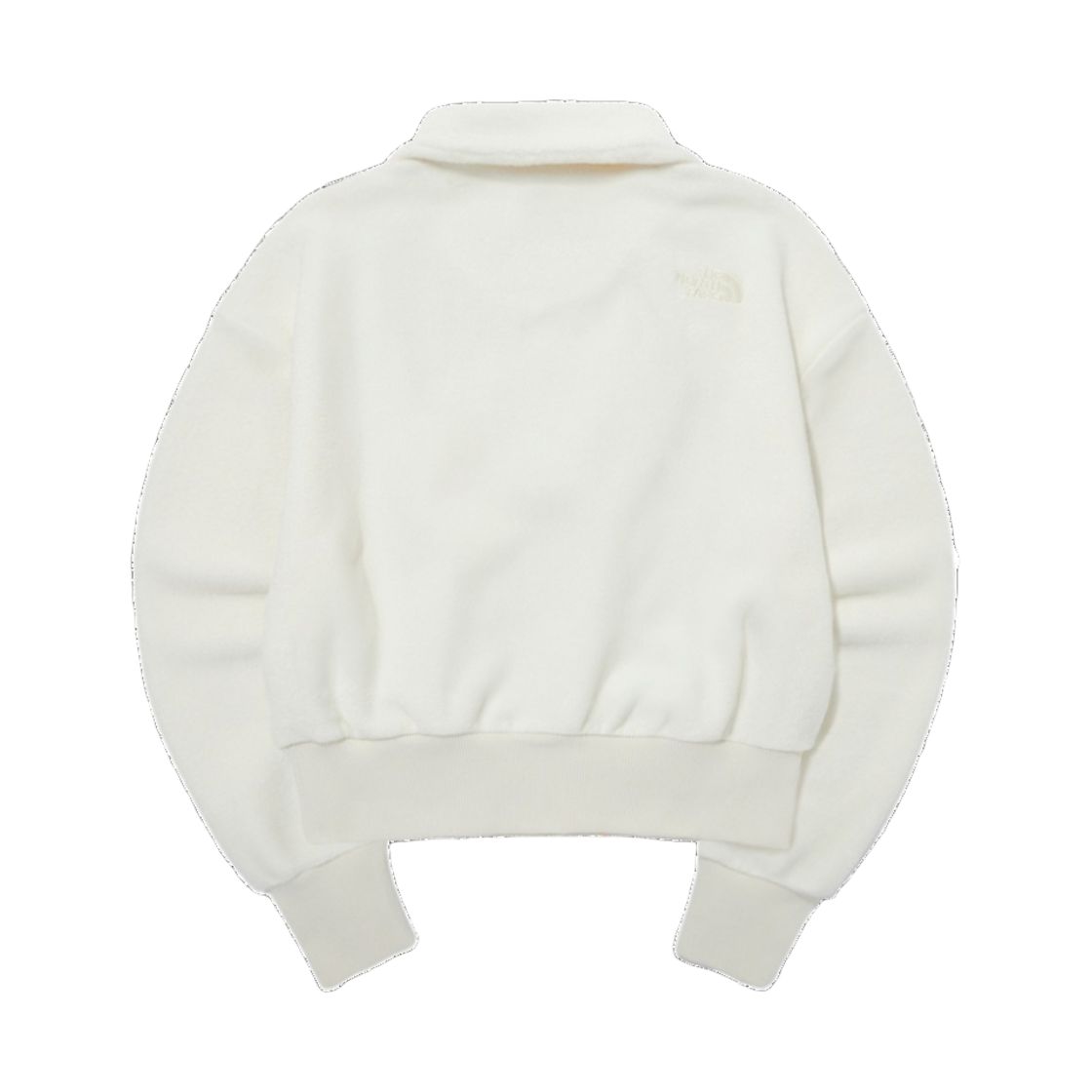 (W) 노스페이스 화이트 라벨 테리 하프 집 스웨트셔츠 크림((W) The North Face White Label Terry Half Zip Sweatshirt Cream) - 2