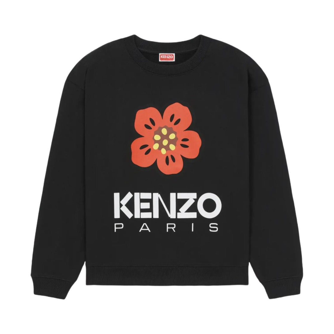 (W) 겐조 보케 플라워 스웨트셔츠 블랙