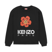 (W) Kenzo Boke Flower Sweatshirt Black