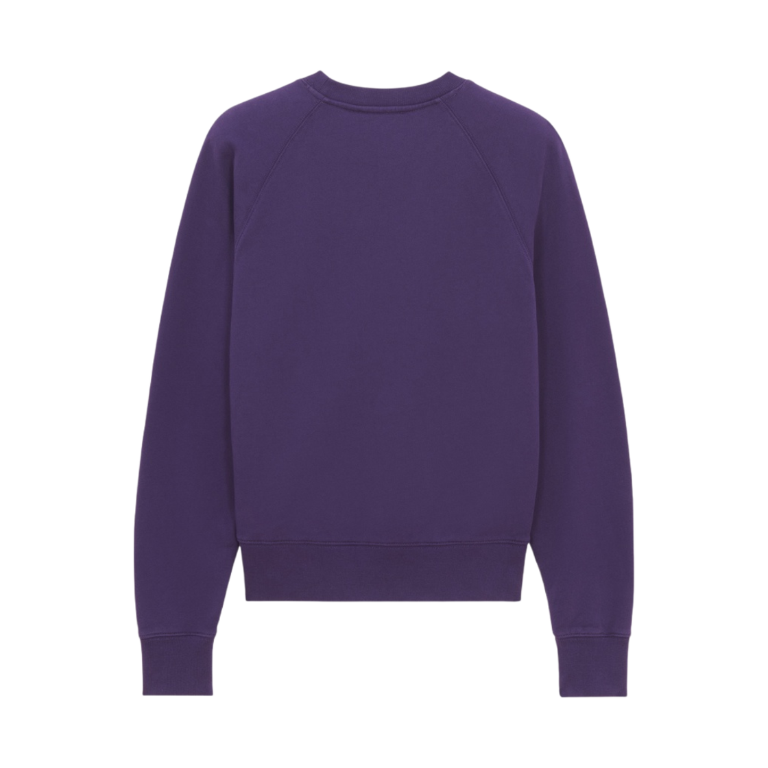 HW00314KM0001-P560 (W) Maison Kitsune Tricolor Fox Patch Adjusted Sweatshirt Plum - #2