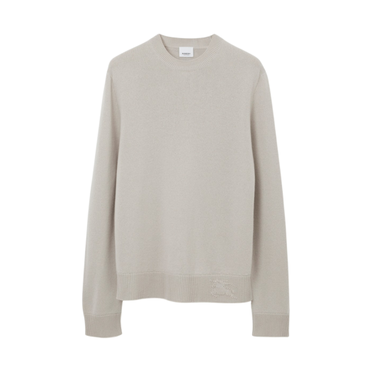 Burberry EKD Cashmere Sweater Pale Grey