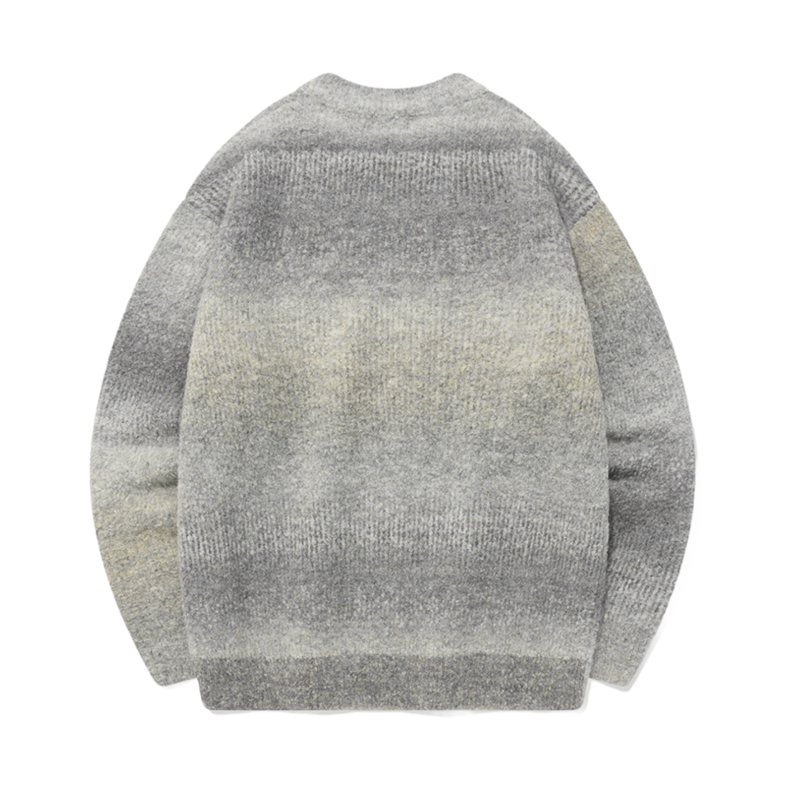 커버낫 그라데이션 크루넥 니트 그레이(Covernat Gradation Crewneck Knit Grey) - 2