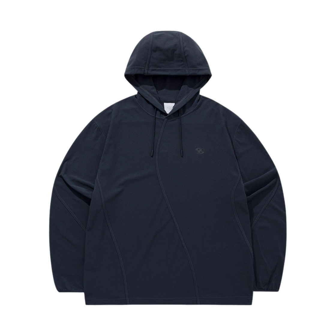 산산기어 롱 슬리브 후디 네이비 - 23FW