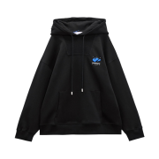 Zara x Ader Error Embroidery Hooded Sweatshirt Black