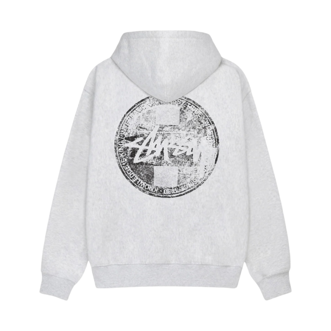 1925071 Stussy Dot Stamp Hoodie Ash Heather